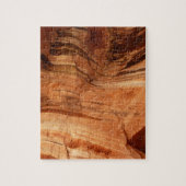 ZionストライプののDouble Arch Alcove Iのロック ジグソーパズル (縦)