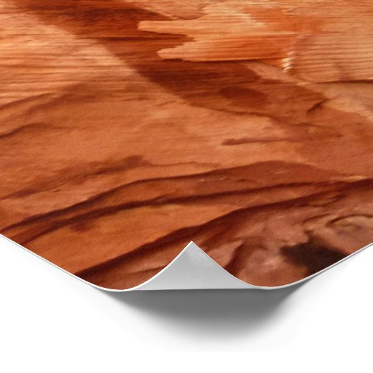 ZionストライプののDouble Arch Alcove Iのロック ポスター (角)