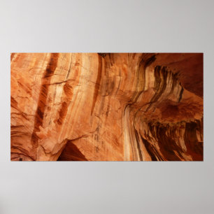 ZionストライプののDouble Arch Alcove Iのロック ポスター