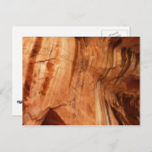 ZionストライプののDouble Arch Alcove Iのロック ポストカード (正面/裏面)