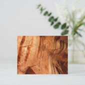 ZionストライプののDouble Arch Alcove Iのロック ポストカード (スタンド正面)