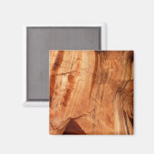 ZionストライプののDouble Arch Alcove Iのロック マグネット (正面/裏面)