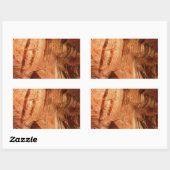 ZionストライプののDouble Arch Alcove Iのロック 長方形シール (シート)