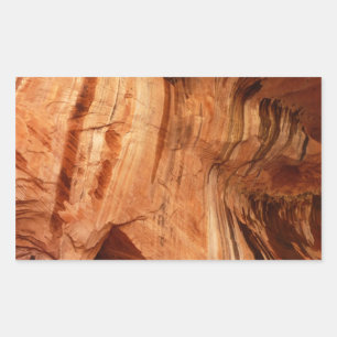 ZionストライプののDouble Arch Alcove Iのロック 長方形シール