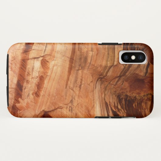 ZionストライプののDouble Arch Alcove Iのロック Case-Mate iPhoneケース (裏面(横))