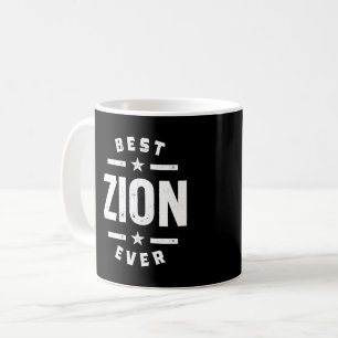 Zion名パーソナライズされた前誕生日 コーヒーマグカップ