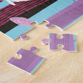 Zion国立公園ユタ旅行ポスター。 ジグソーパズル (側面)