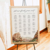 ZION国立公園座席表 ポスター