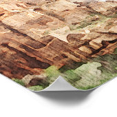 ZION国立公園座席表 ポスター (角)