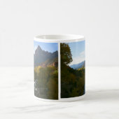 Zion国立公園、ウォッチマンピーク、ヴァージン川 コーヒーマグカップ (中央)
