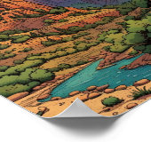 zion国立公園 ポスター (角)