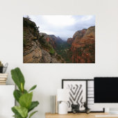 zion国立公園 ポスター (ホームオフィス)