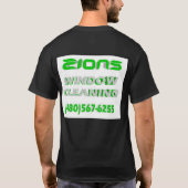 Zion最終的なTのデザイン Tシャツ (裏面)