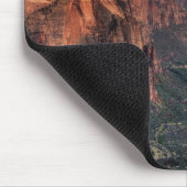 Zion渓谷の国立公園 マウスパッド (コーナー)