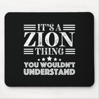 Zion お名前 名前入り 誕生日 父の日 メンズ マウスパッド