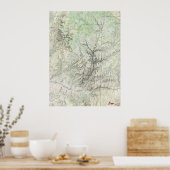 Zion: Aポートレート（マップ） ポスター (キッチン)