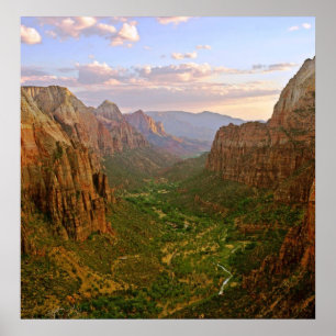 zion angels landing utah poster FROM 8.99 ポスター
