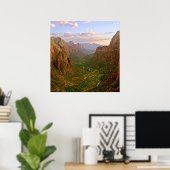 zion angels landing utah poster FROM 8.99 ポスター (ホームオフィス)