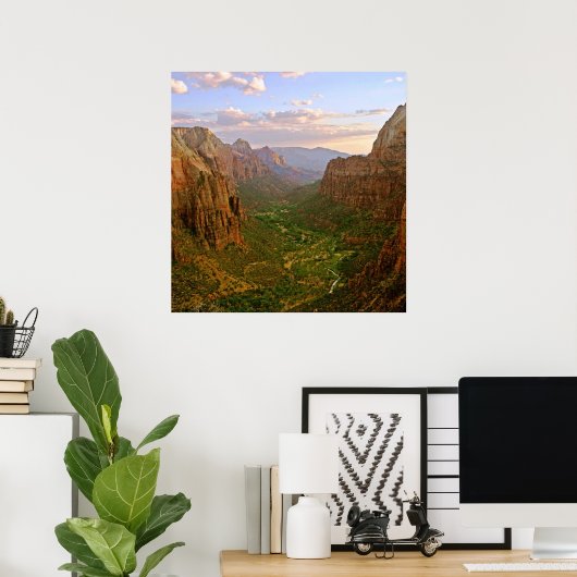 zion angels landing utah poster FROM 8.99 ポスター (ホームオフィス)