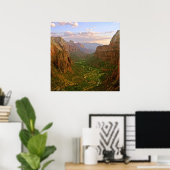 zion angels landing utah poster FROM 8.99 ポスター (ホームオフィス)