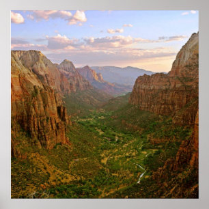 zion angels landing utah poster FROM 8.99 ポスター