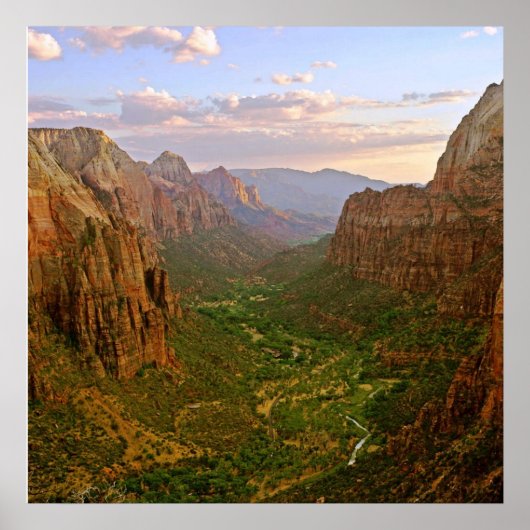 zion angels landing utah poster FROM 8.99 ポスター (正面)