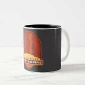 Zion Narrowsのコピー下から大きな春へ – Ut ツートーンマグカップ (正面右)