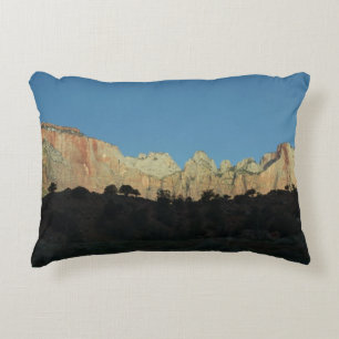 Zion National Parkの朝赤岩 アクセントクッション