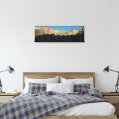 Zion National Parkの朝赤岩 キャンバスプリント (インサイチュ (寝室))