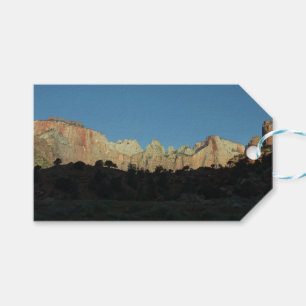 Zion National Parkの朝赤岩 ギフトタグ