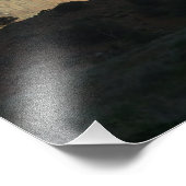 Zion National Parkの朝赤岩 フォトプリント (角)