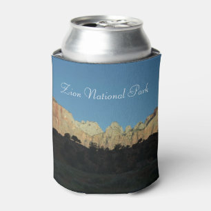 Zion National Parkの朝赤岩 缶クーラー