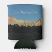 Zion National Parkの朝赤岩 缶クーラー (裏面)