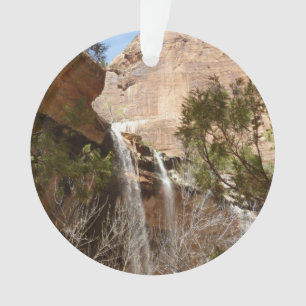  Zion National Park の エメラルド・プール滝 I オーナメント