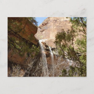 Zion National Park の エメラルド・プール滝 I ポストカード