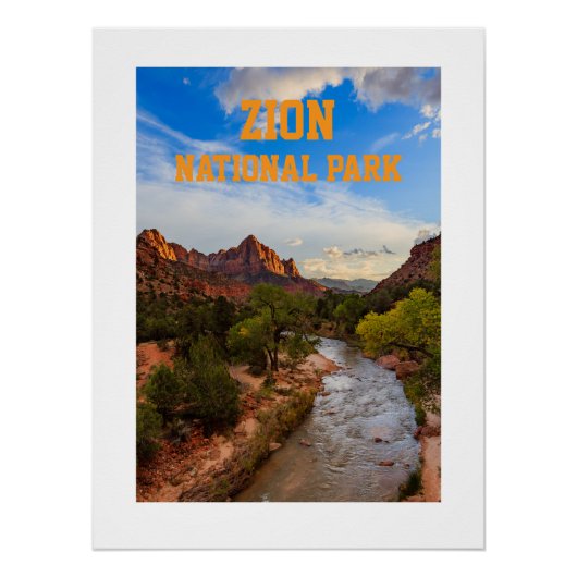 Zion National Park ポスター (正面)