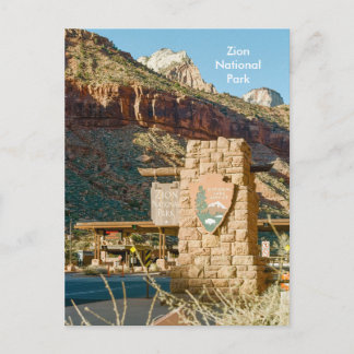 Zion National Park on Film ポストカード