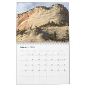 Zion National Park Photographic 2026 Calendar カレンダー (2月 2026)
