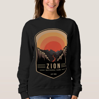 Zion National Park Retro Vintage スウェットシャツ
