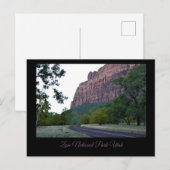 Zion National Park Roadwayはがき シーズンポストカード (正面/裏面)