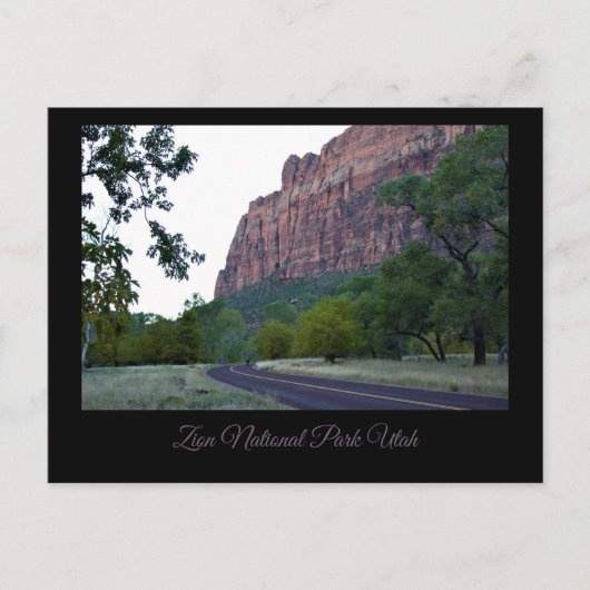 Zion National Park Roadwayはがき シーズンポストカード (正面)