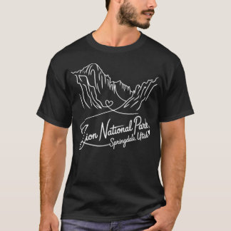 Zion National Park Springdale Utah シグネチャー Tシャツ