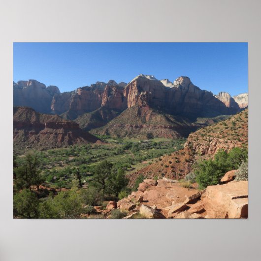 Zion National Park USA ポスター (正面)