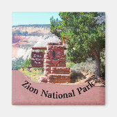 Zion National Park USA マグネット (正面)
