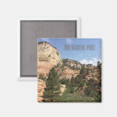 Zion National Park USA マグネット (正面/裏面)