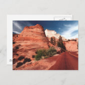 Zion National Park Utahポストカードカスタマイズ- ポストカード (正面/裏面)
