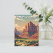 Zion National Park Utah ポストカード (スタンド正面)