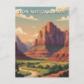 Zion National Park Utah ポストカード (正面)