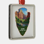 Zion National Park Utah Arrowhead メタルオーナメント (右)