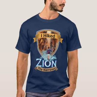 Zion National Park Utah I Hikedhe Narrows Retro Vi Tシャツ